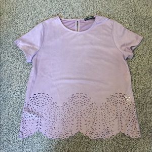 Purple Suede Shirt